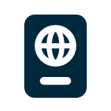 Passports mobile hover icon