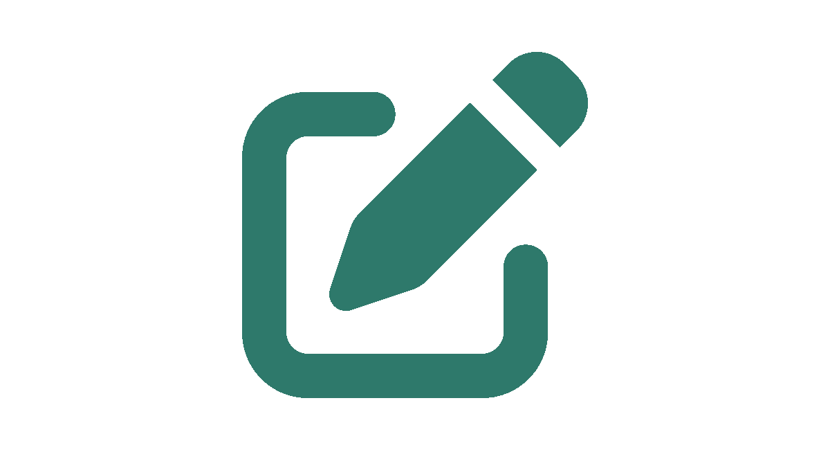 Sign Up icon depicting a pencil on paper