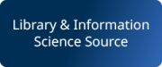 Library & Information Science Source blue background with white text