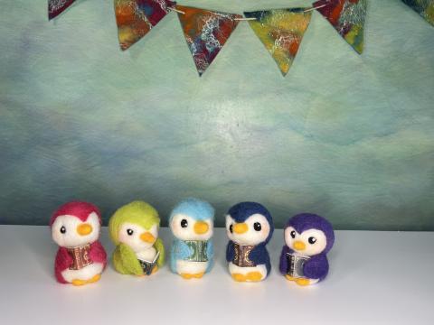Felted Book Birdies