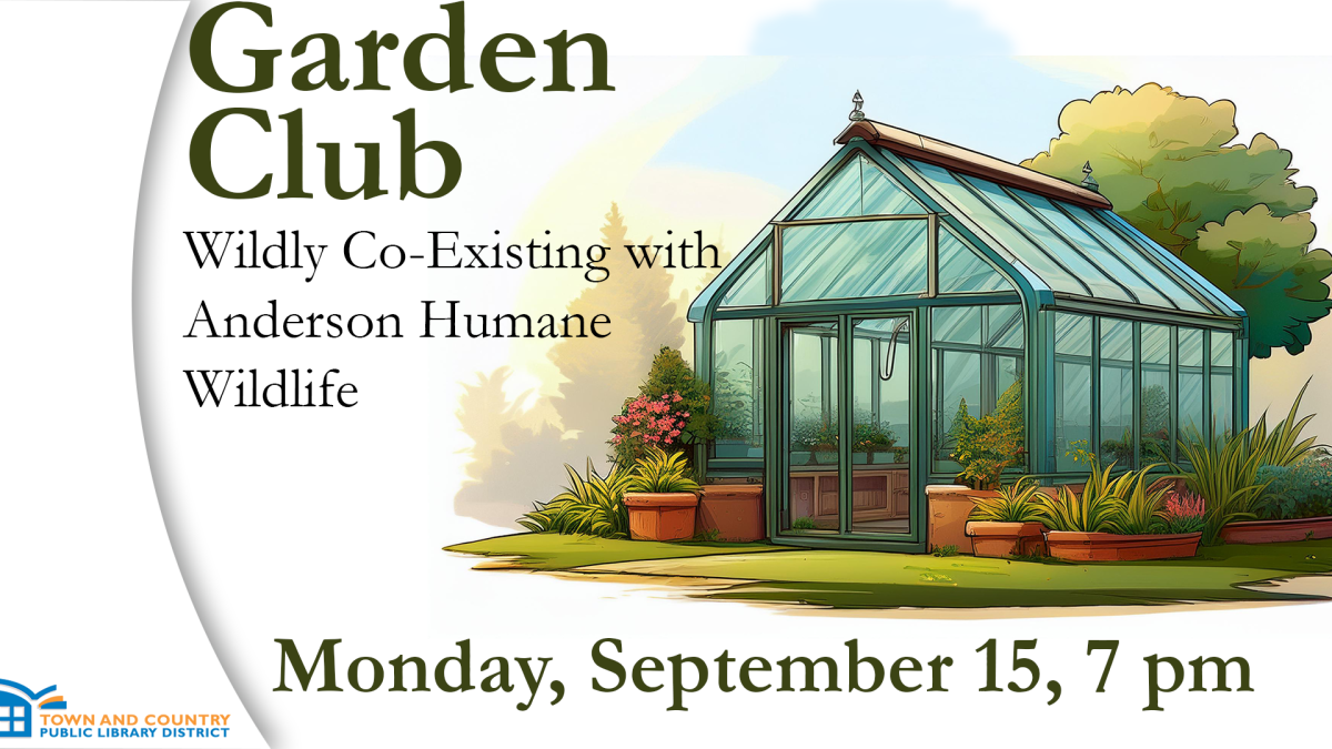 Garden Club: Wildly Co-Existing with Anderson Humane Wildlife