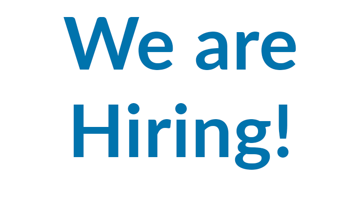 We Are Hiring!